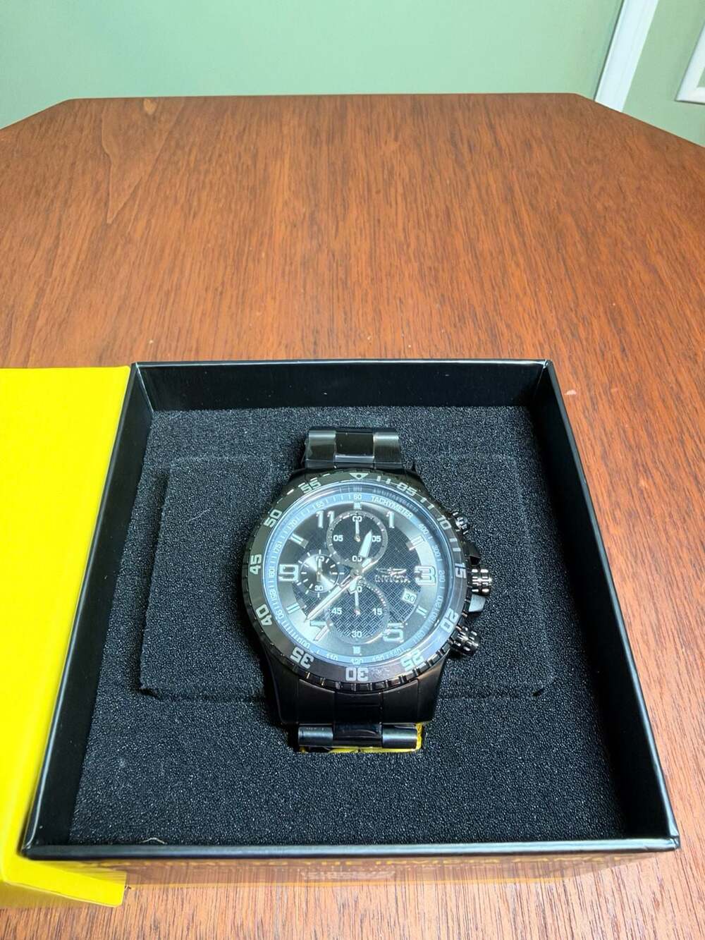Invicta Specialty 14880 Men's Chronograph Black Stainless Steel Watch